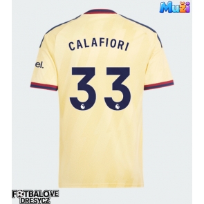 Arsenal Riccardo Calafiori #33 Alternativní Dres 2026-27 Krátký Rukáv